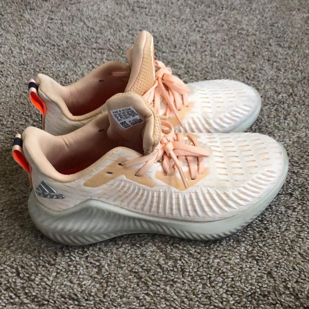 addidas peach/coral shoes